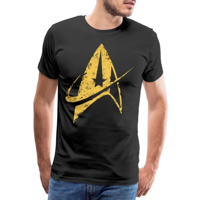 Star Trek Discovery Delta Abzeichen Gold Männer Premium T-Shirt