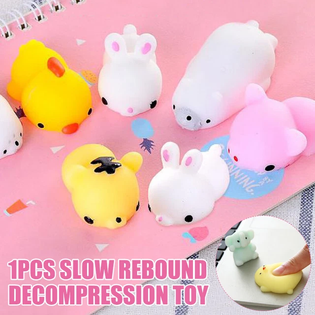 Cute Cartoon Animal Shape Squeezing Healing Toy Stress Reliever Gift Desktop Toy