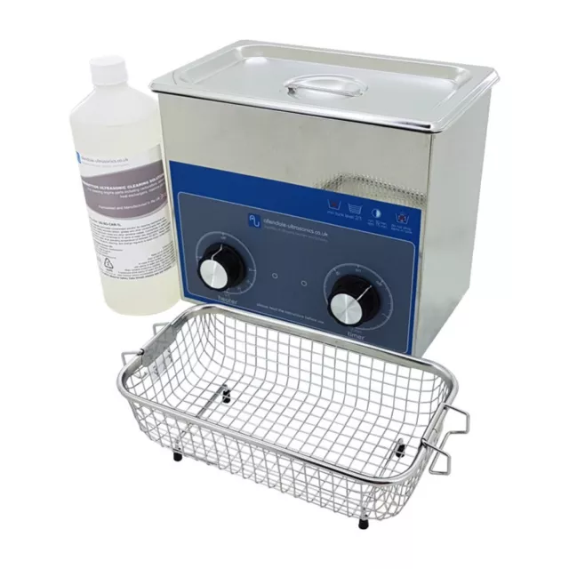 Ultrasonic cleaner 3 Litre tank kit for machine parts & carburettors mechanics