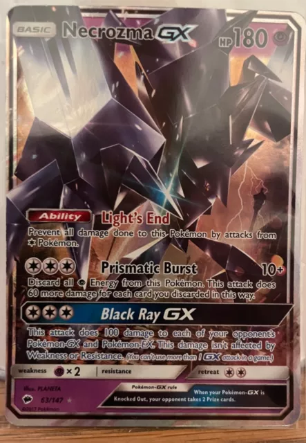 Necrozma GX 63/147 - Brennende Schatten - Pokémonkarte - NEUWERTIG