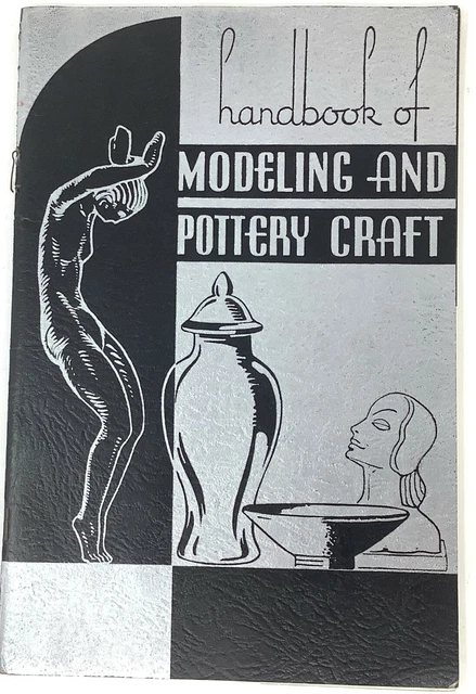 Manual de modelado de arcilla y cerámica artesanal divertido diseño libro coleccionable de colección 1936