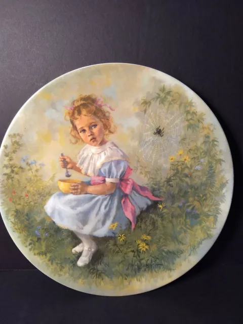 Little Miss Muffet Collector Plate  Mcclelland Reco 3Rd Mother Goose