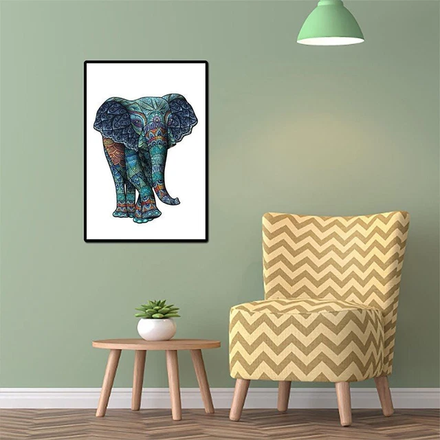 Elephant Lion Shape Jigsaw Puzzle Adults Kids Educational Birthday Toys Gifts 3
