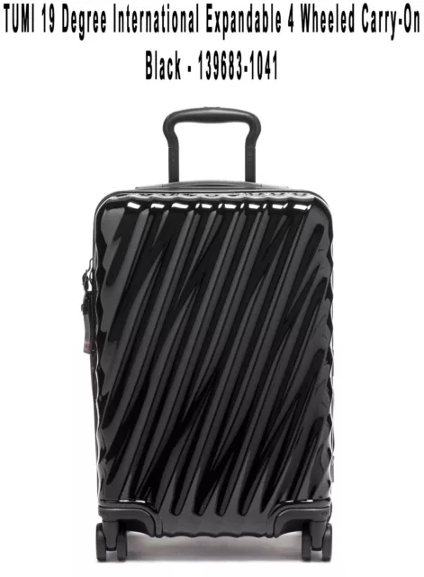 TUMI 19 Degree International Expandable 4 Wheeled Carry-On - Black - 139683-1041