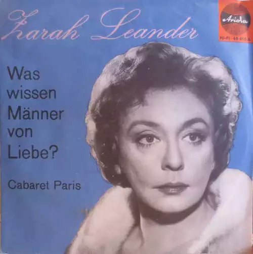 Zarah Leander - Was Wissen Männer Von Liebe? 7" Single Vinyl Sch