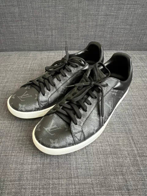 Louis Vuitton Leather and Iridescent Monogram PVC Luxembourg Sneakers Size 41.5