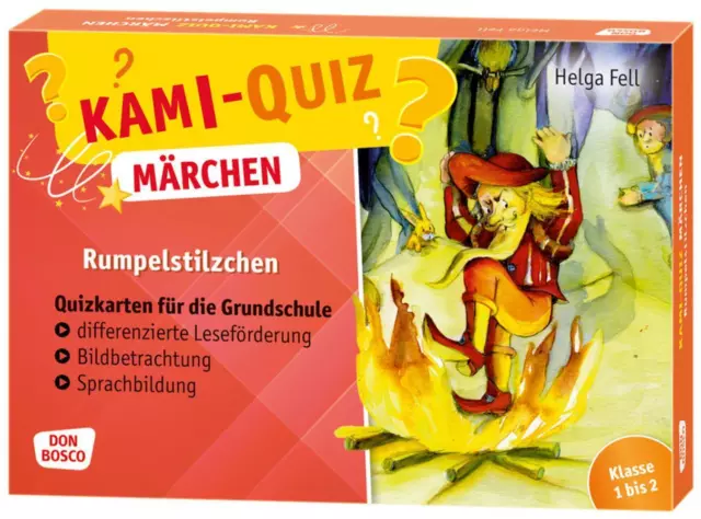 Helga Fell | Kami-Quiz Märchen: Rumpelstilzchen | Box | Deutsch (2021) | 34 S.