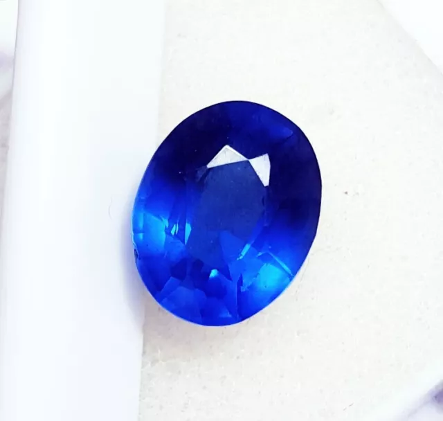 Naturel Topaze Bleu Londres 6.85 CT Certifié Desseré Gemme Avec Cadeau Gratuit