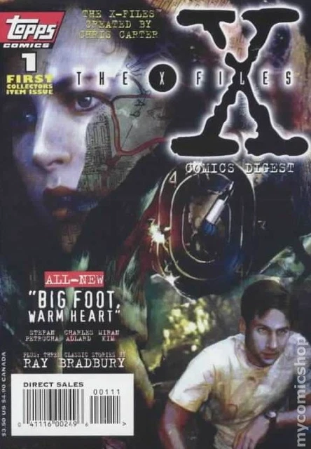 X-Files Comics Digest 1A FN 1995 Stock Image