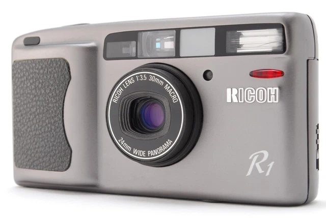 LCD Works [NEAR MINT] Ricoh R1 GRAY Point & Shoot 35mm Film Camera From JAPAN
