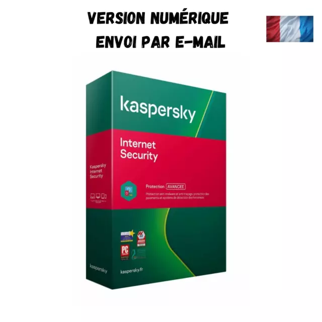 Kaspersky Internet Security 2024 10 Appareil / PC 1 AN Multi-Device LICENCE EU