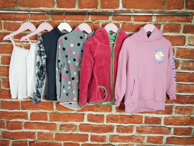 Girls Bundle Age 5-6 Years Zara J Lewis M&S Next Etc Fleece Hoodie Jacket 116Cm