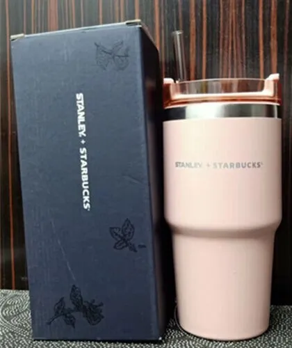Starbucks 591ml/20oz White Stanley Thermos Bottle – Ann Ann Starbucks