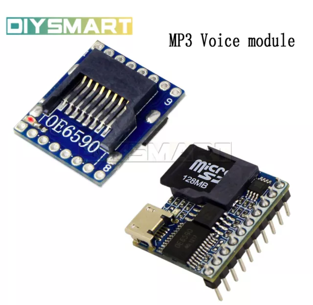 MP3 Voice module Player Support FLASH/TF card/U-Disk Full Function Module AU