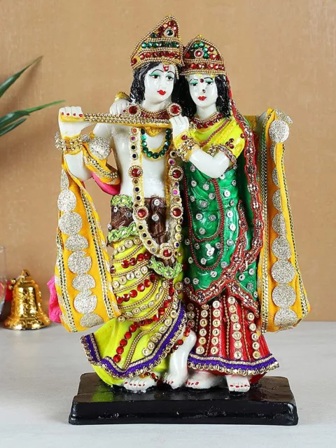 Lord Radha Krishna Statue IdolRadha Krishna Hindu God Goddess Figurine Statue