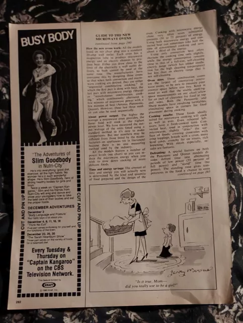 1980 print ad-CBS TV-Captain Kangaroo-Adventures of Slim Goodbody-More below