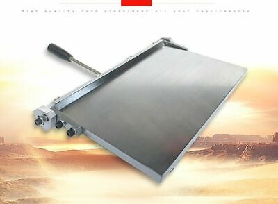 350mm/14“ Manual Cuero de la PU Hoja de acero inoxidable de máquina de plegado de papel plegado