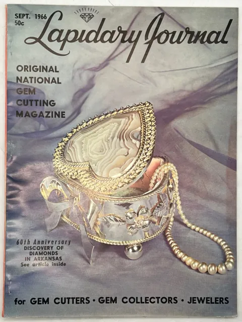 Lapidary Journal Magazine 1966 September Silver Box by Henrietta Norton