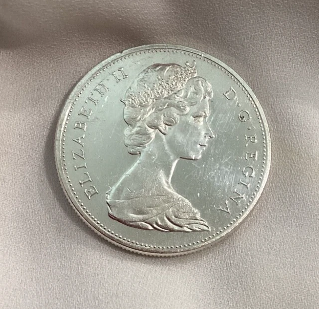 1965 Canadian (Canada) Silver Dollar - BU Like Condition -Non Graded