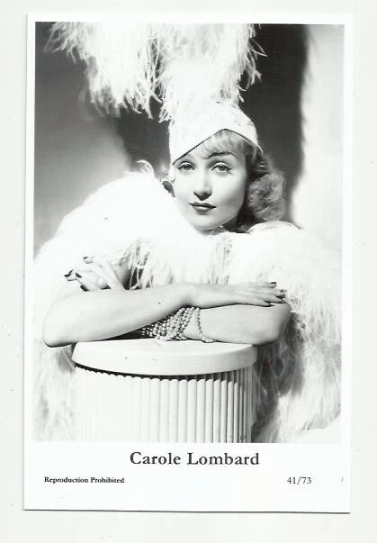 (Bx14) Carole Lombard Photo Postcard (41/73) Filmstar  Pin Up  Glamor Girl