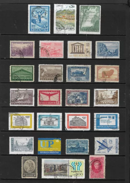 ARGENTINA stamp selection. (Ref.1323)