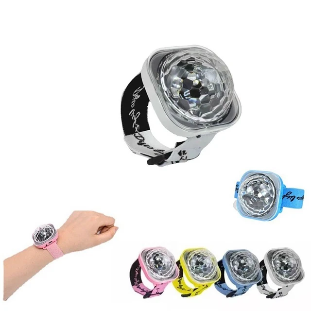 Party Wrist Disco Light Sound Activated Mini Strobe Light Disco Light Watch