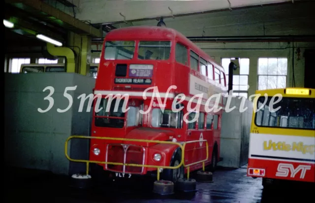 LONDON TRANSPORT SYT AEC ROUTEMASTER BUS RM7 SHEFFIELD 35mm NEGATIVE+COPYRIGHT