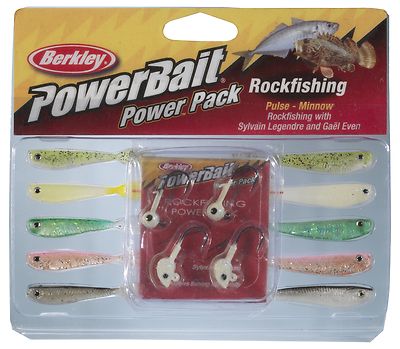 broxxbraid CHEBURASHKA KIT Berkley Power Bait MINNOW 10cm VMC 20-40g #z3 