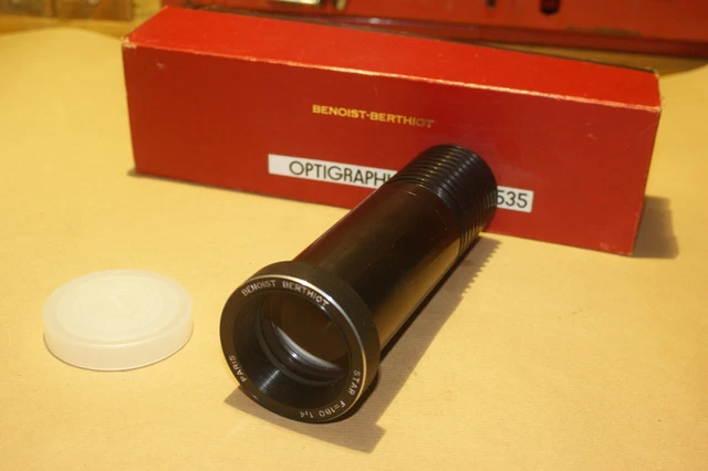 Benoist-Berthiot Paric Star F = 180 Mm Lente De Proyector De 1-4 Diapositivas