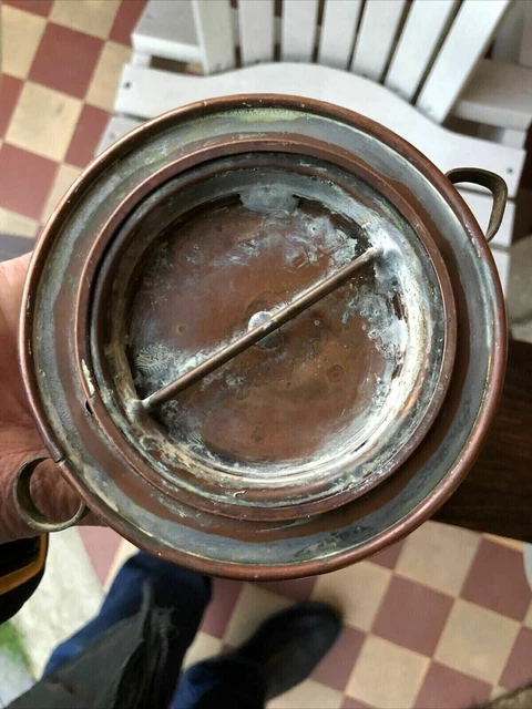Öllampe Messing & Kupfer Anker Maritime Schiffslaterne Bootslampe aus Messing 3