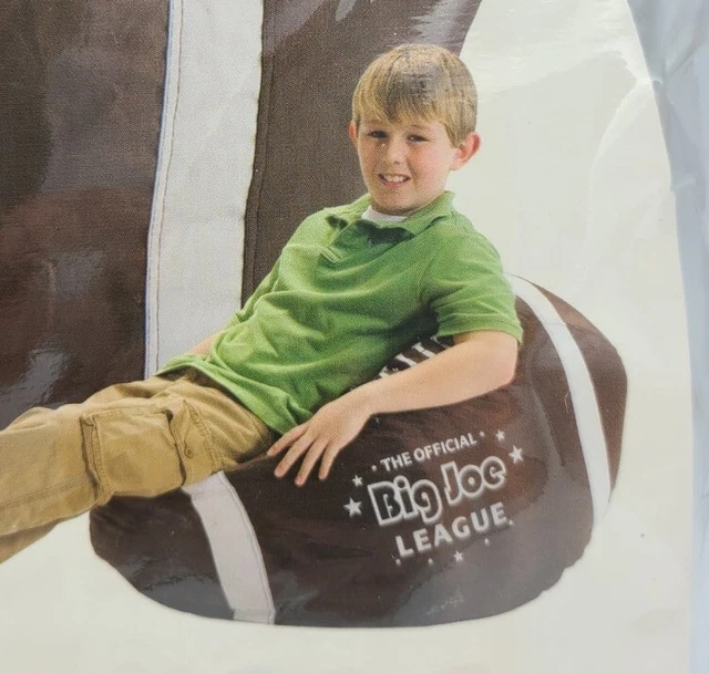 My Big Joe Fill It Yourself Bean Bag FOOTBALL Chair Cover NEW