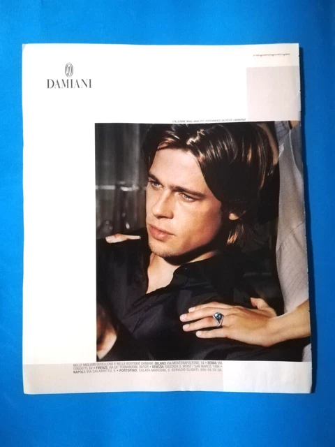 Article De Journal 1995 – Monica Bellucci Grande Photo – Brad Pitt – Zulema Menem