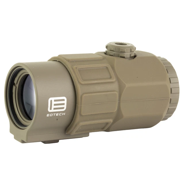 EOTech G45 Magnifier 5X QD Mount Switch to Side 34mm Matte Finish Tan w/ Mount