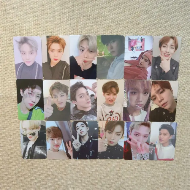 Tarjetas fotográficas de empatía Kpop NCT U 127 2018 hechas a sí mismas JENO MARK tarjeta fotográfica de autógrafo 3