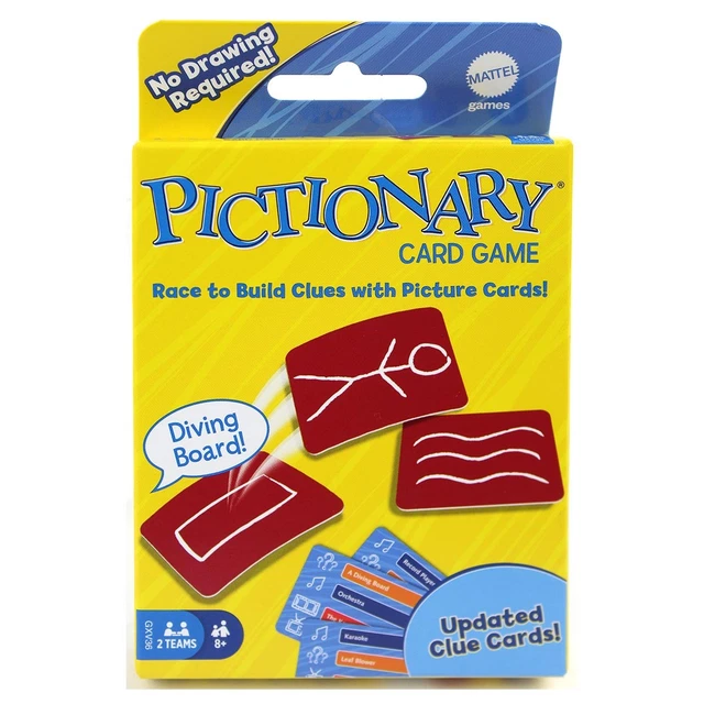 Worlds Most Classic Games - Pictionary - Monopoly - Jeu De Cartes M Bundle Cadeau De 3 Jeux Miniatures Amz B097fd596p