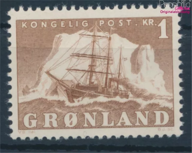 Danimarca - Groenlandia 35 MNH 1950 Arktisschiff (10176680
