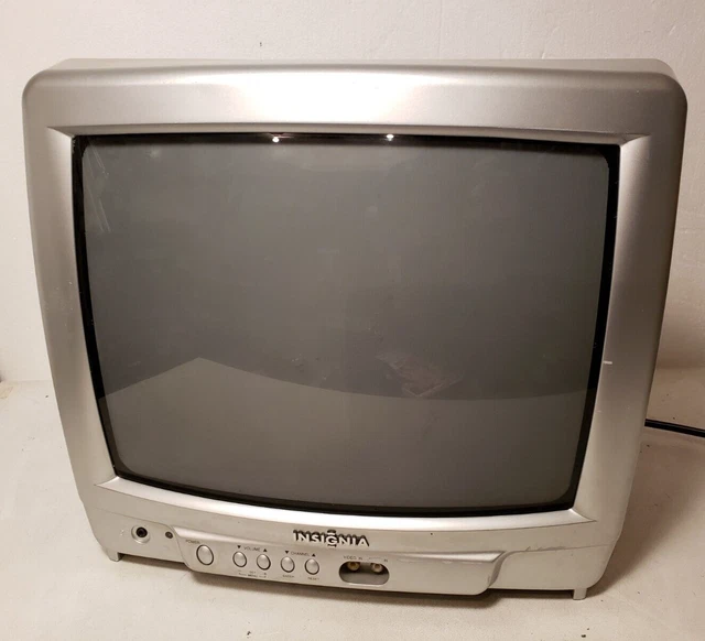 INSIGNIA ISTV040917 13& CRT TV Retro Gaming A/V Television No Remote