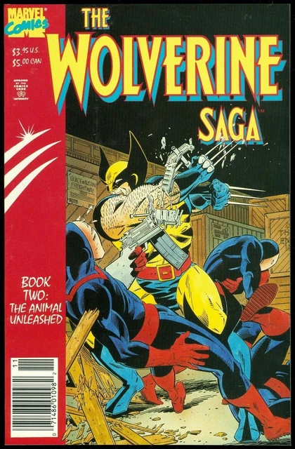 Wolverine Saga Book #2 Marvel Comics Newsstand TPB October Oct 1989 VFNM