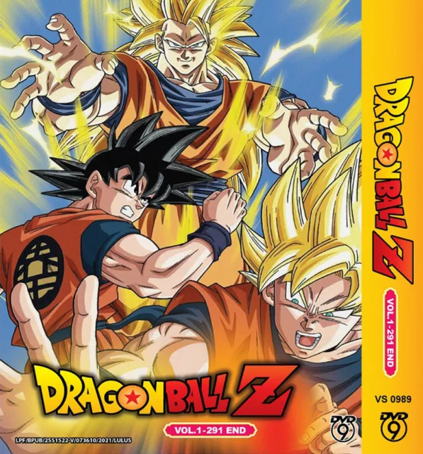 ANIME, DRAGON BALL Z, Episodes 1-291+1, English Dubbed, 29 DVD