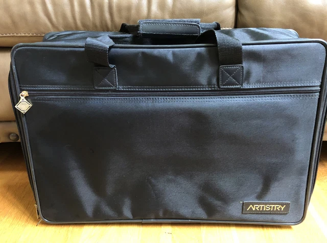 Amway BlackArtistry Carrying Travel Case Storage Scrapbooking Crafts Organizing