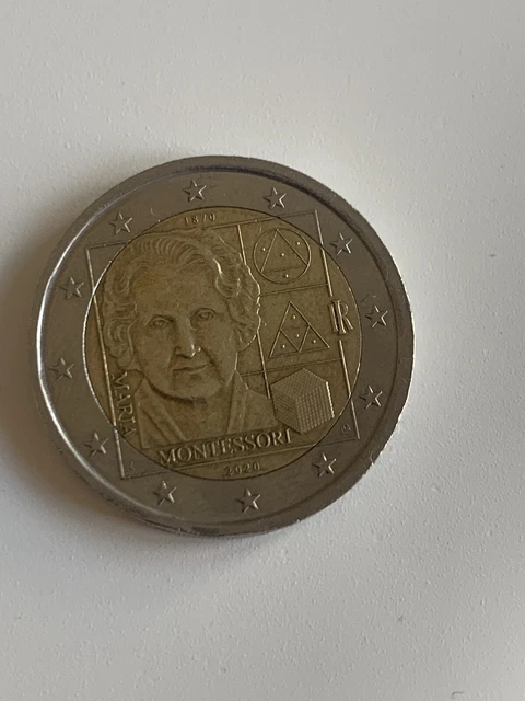 2 Euro Italia 2020 Montessori Proof In Original Mint Box - Foto 3
