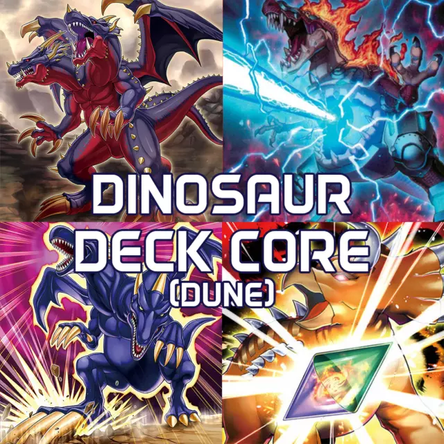 YuGiOh Dinosaur DUNE Deck Core Bundle 21 Cards
