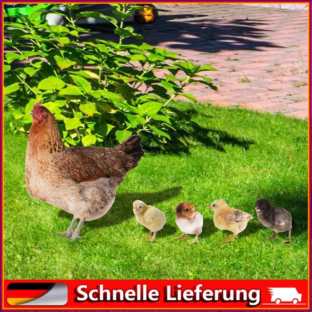 Acrylic 2D Chicken Sculpture Ornaments Double-sided Printing for Backyard Patio