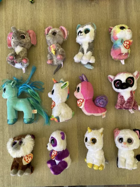 Ty Beanie Boos Bundle Bulk Lot Stuffed Animals Plush Soft Toys - Bundle 2