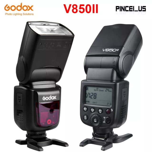 Godox V850II GN60 External Flash Camera Flash 2.4G For Canon Nikon DSLR Cameras