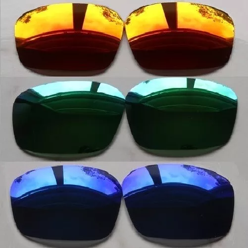 Galaxy Rechange Lentilles Pour Oakley Siphon OO9429 Soleil Bleu/Vert / Rouge