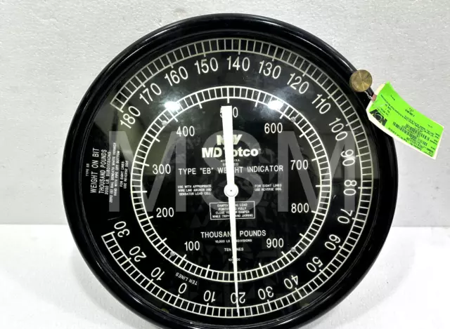 Nov md totco we3-7 indicatore idraulico