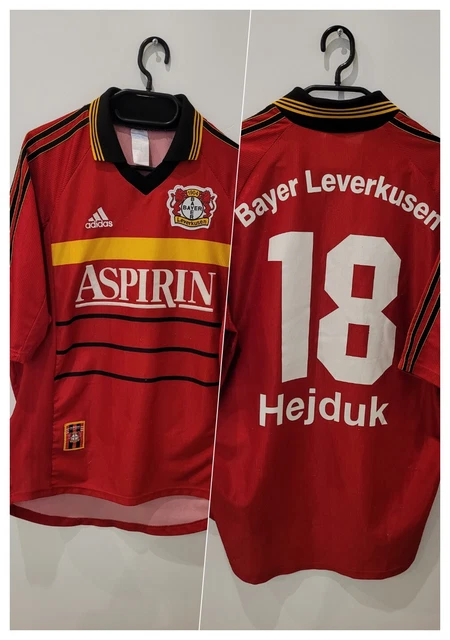 Originales Frankie Hejduk Bayer Leverkusen Trikot 1998/99 Football Shirt