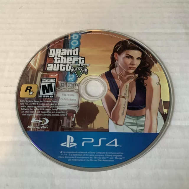 GRAND THEFT AUTO V GTA 5 (Sony PlayStation 4, PS4) disque uniquement ...