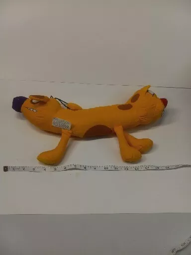 2002 Nanco Catdog 20 Plush Stuffed Toy Nickelodeon Nicktoon Cartoon Vintage